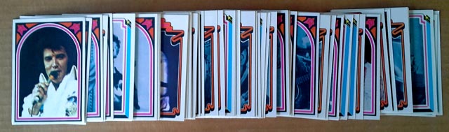 Complete set of (66) Elvis cards